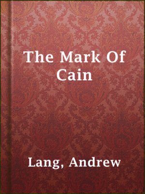cover image of The Mark Of Cain